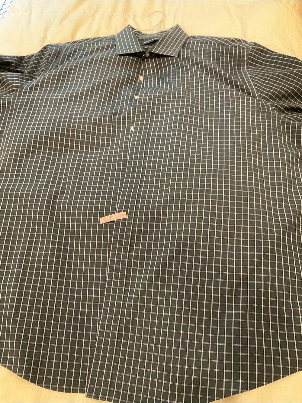 Tommy Hilfiger THFlex Green Plaid Button Down 2XL